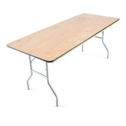 Banquet table- 72 x 30 (6ft) seats 6 or 8