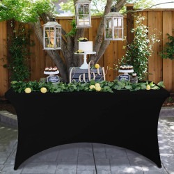 R 1739560451 1 Buffet line- 3 banquet tables with black covers